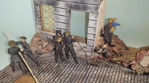 1/35 scale resin model kit 'The heroes with grimy faces' 5 fig set NFS firemen - Picture 1 of 2