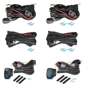Wiring Harness Kit ON-OFF Rocker Switch Fuse Relay For LED Light Bar 12V 40Amp  - Picture 1 of 29
