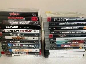 Sony Playstation 3 PS3 Einzel Videospiel Sale verschiedene Titel Update 1.1.25 - Bild 1 von 121