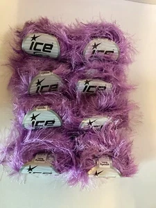 ICE Yarns Long Eyelash Yarn Lavender Purple 50 grams (Set of 8) - Picture 1 of 5