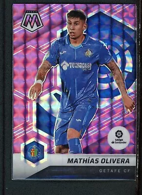 2021-22 MATHIAS OLIVERA 31/49 PANINI MOSAIC LALIGA SANTANDER PURPLE - Image 1 of 2