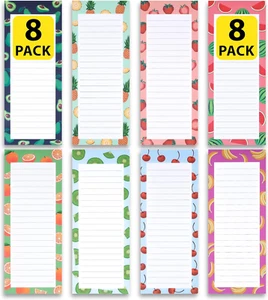 8 Magnetic Notepads – Notepads for Grocery List, Shopping List, To-Do List, Remi - Picture 1 of 12