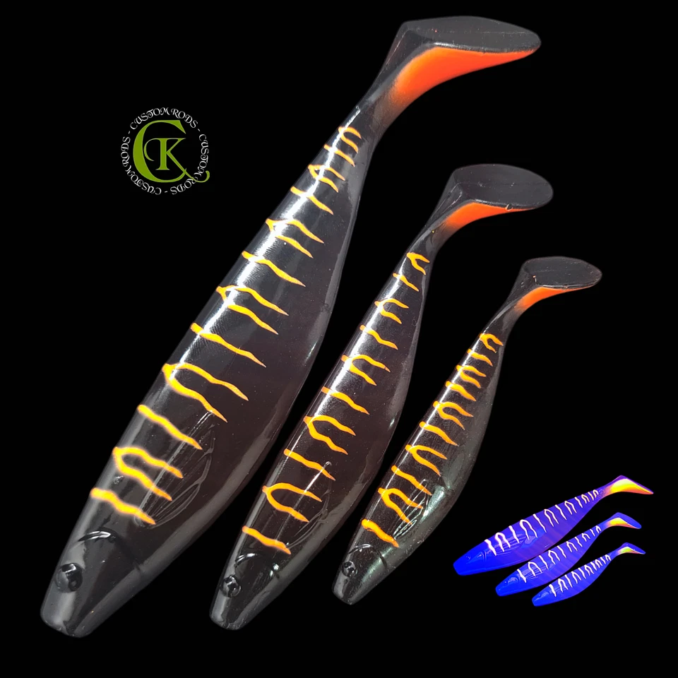 Balzer Majo Booster Black Albino Shad Matze Koch UV Kunstköder Bait Zander Hecht - Bild 1 von 1