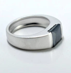 Diamond Black Ring Bridal 925 Certified 2.50 Ct IGL Certified Marriage,Promise. - Picture 1 of 4