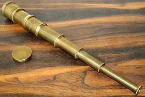 NAUTICAL MARITIME TELESCOPE MARINE ANTIQUE BRASS PIRATE SPYGLASS VINTAGE SCOPE - Picture 1 of 4
