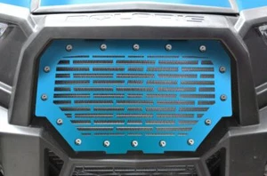 Custom Steel Grille BRICKS for Polaris RZR 1000 900 S XP 14-18 VELOCITY BLUE ATV - Foto 1 di 3