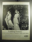 1957 Du Pont Dacron Lingerie Ad - Lasting Luxury in the beauty-batiste