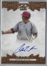 2015 Leaf Ultimate Draft CHRIS SHAW #BA-CS1 Rookie RC Autograph