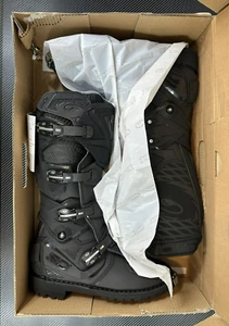 Size US 11 Stivale SIDI X-3 Enduro Boots Total Black Off Road Cross Enduro - Foto 1 di 19