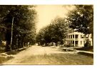 Dirt Street Scene-Hotel-Town Of Grafton-Vermont-Vintage Rppc Real Photo Postcard