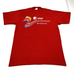 Camiseta De Colección AT&T Bell Laboratories Para Hombres XL Roja Puntada Única Hecha en EE. UU. - Imagen 1 de 22