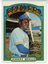 2021 Topps Heritage 50th Anniversary Buyback 1972 Johnny Briggs - Brewers  