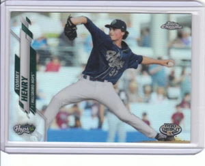 Topps Pro 2020 debut refractor cromado #PDC-75 Tommy Henry Diamondbacks/99 - Imagen 1 de 2