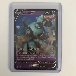 Golurk V 070/203 - Pokemon TCG - Evolving Skies - Ultra Rare - NM - Picture 1 of 2