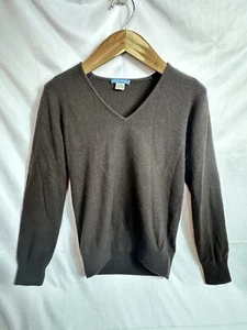 White + Warren Sweater Size S Boatneck Dolman Sleeve 100% Cashmere SLIM FIT - Picture 1 of 7
