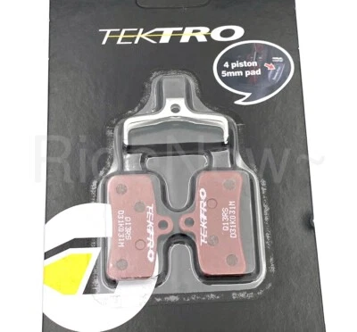 Pastillas de resina de freno de disco para bicicleta TEKTRO Q13RS MTB, para pinza de 4 pistones, 5 mm de espesor 1 par Foto 1 de 4