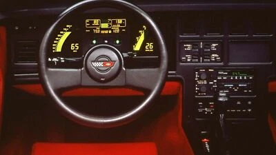 C4 Corvette 1985 tablero interior panel de instrumentos - póster 20x30 Foto 1 de 2