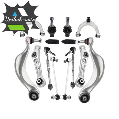 For BMW 5 6 Series Front Control Arm w/Ball Joint Sway Bar Link Tie Rod Assembly - Image 1 of 4