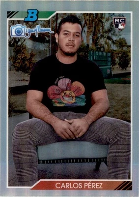 Carlos Perez 2023 Bowman's Best 1992 Bowman by Randy Johnson RC #92RJ-16 Chicago - Image 1 of 2