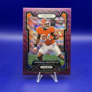 2024 Prizm Draft Picks Jeremiah Trotter Jr. Purple Wave #183 Rookie RC Eagles - Picture 1 of 3