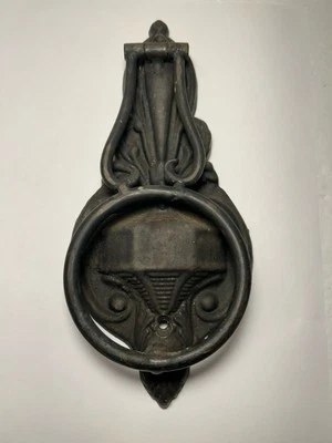 Door Knocker Cast Iron Gothic Rustic Home Decor - Image 1 of 4