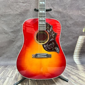 Cherry Sunburst Hummingbird Acoustic Electric Guitar Free shipping in stock - Picture 1 of 14