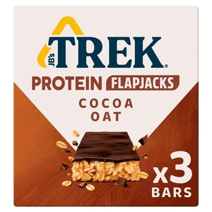 Trek High Protein Flapjack Cocoa Oat 12 Boxes Of 3 EXP 22/07/25 - Picture 1 of 1