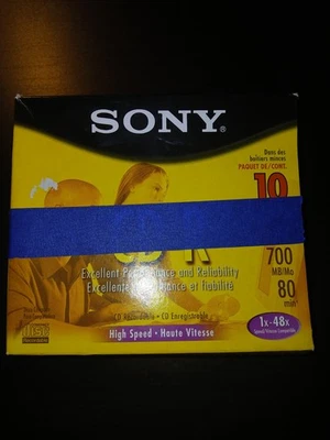 PACK DE 6 DISCOS SONY CD-R Foto 1 de 4