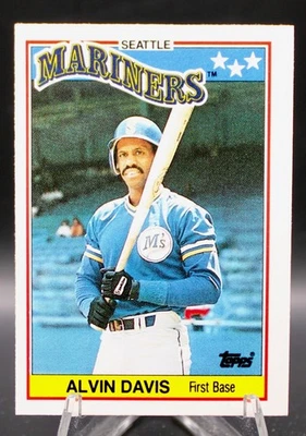 1998 Topps U.K. mini #17 - Alvin Davis - Image 1 of 2