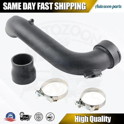 Tubo de carga turbo de admisión de aluminio negro para BMW N55 135i 335i xDrive 2011 2012  Foto 1 de 4