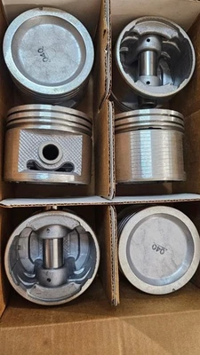 Federal Mogul Engine Pistons .040 Fit Chevrolet Chevy Buick 231 350 3.8L V6 NOS - Image 1 of 4