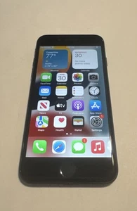 Apple iPhone 7 128GB BLACK A1660 UNLOCKED - Afbeelding 1 van 3