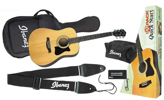 IBANEZ IJV50 JAMPACK ACÚSTICO! INCLUYE GUITARRA, ESTUCHE, CORREA, PÚAS Y AFINADOR Foto 1 de 1