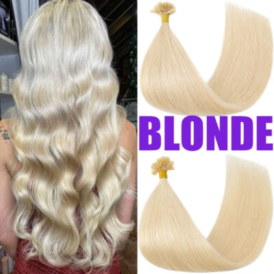 Pre Bonded Keratin U Nail Tip Human Remy Hair Extensions THICK 100G Caramel 0.5G - Image 1 of 4