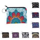 Floral Coin Purse Card Holder Key Storage Bag Small Fresh Printing Wallet Pouch}