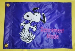 Custom Dancing Snoopy 12 x 18 Sicherheitspeitsche Flagge Jeep UTV Liegerad Trike Luftboot - Bild 1 von 4