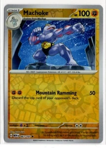 Pokemon Scarlet Violet 151 Reverse Holo 067/165 Machoke - Picture 1 of 1