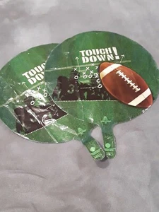 2- Football Touchdown 17 Inch Mylar Balloons - Picture 1 of 4