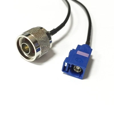 GPS Navi Extension Cable Fakra C Female to N male Pigtail adapter R174 20cm 8" - Image 1 of 4