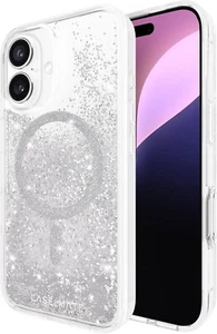 Funda Original-Mate Apple iPhone 16 MagSafe Cascada Plateada Lujo Estuche Choque NUEVO - Imagen 1 de 8