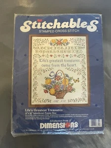 NEW Dimensions Cross Stitch Kit 1982 “Life's Greatest Treasures” 16" X 20" 7859 - Picture 1 of 9