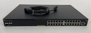 HPE Aruba 2540 24x-1GbE PoE+ 4x-1/10GbE SFP+ Network Switch JL356A No Mounts - Photo 1/10