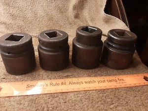 SNAP ON Impact Socket LOT OF 4 NICE 3/4" Dr.  1-5/8* 1-13/16*1-11/16*1-7/8 - Picture 1 of 9
