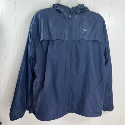 Jaqueta leve Everlast azul corta-vento repelente de água, 2Xl *LEIA* - Imagem 1 de 4