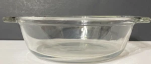 Anchor Hocking Casserole Dish 2Qt. #1038 9"round clear glass ovenware - Picture 1 of 4