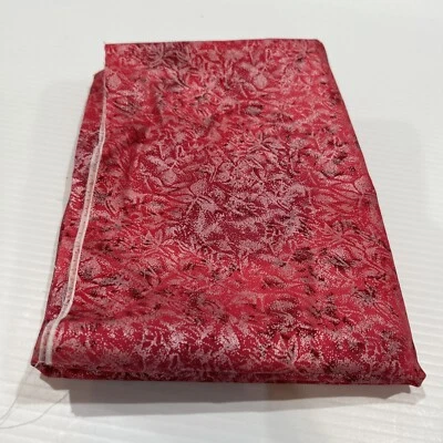 "Tela de acolchado de algodón para costura artesanal rosa floral plata flores 42"" X 38""" Foto 1 de 4