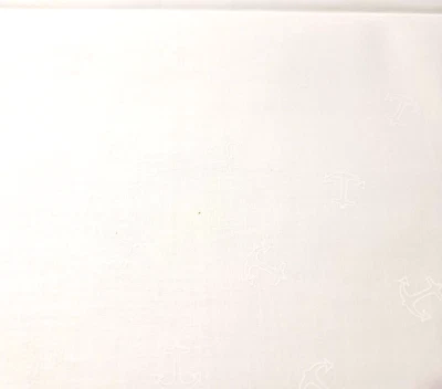 24" Ramblings Fun P&B Textiles Blender Tonal White Anchors - Image 1 of 3