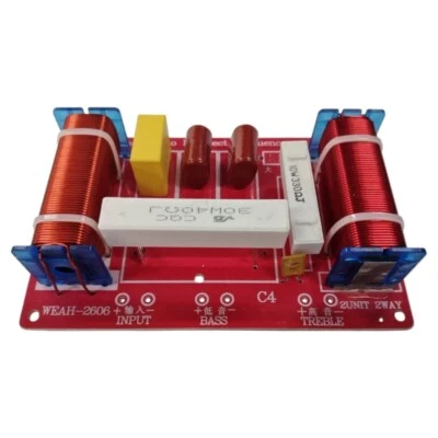 400W Speaker 2 Way Tweeter Bass Filter Frequency Divider - Image 1 of 4