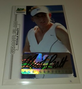 2013 Ace Authentic Grand Slam Autograph Nicole Pratt