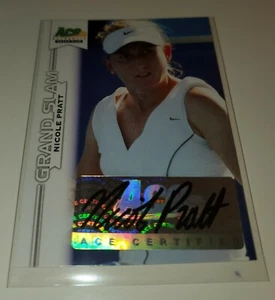 2013 Ace Authentic Grand Slam Autogramm Nicole Pratt - Bild 1 von 3